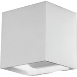 Westgate LRS-Q-MCT5-WH Wall Cube with Adj. Beam Angle Up/Down Lights, White