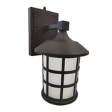 Westgate LRS-V-MCT-P-ORB 8 Inch Round Outdoor Wall Sconce 12W CCT Selectable 3000K 4000K/5000K With Photocell Oil Rubbed Bronze