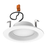 Westgate RDDS4-MCT5 4 Inch PC DOB Recess Trim 6.5W 650Lm CCT Selectable 2700K/3000K/4000K/5000K/6000K Triac Dimming ETL - Smooth