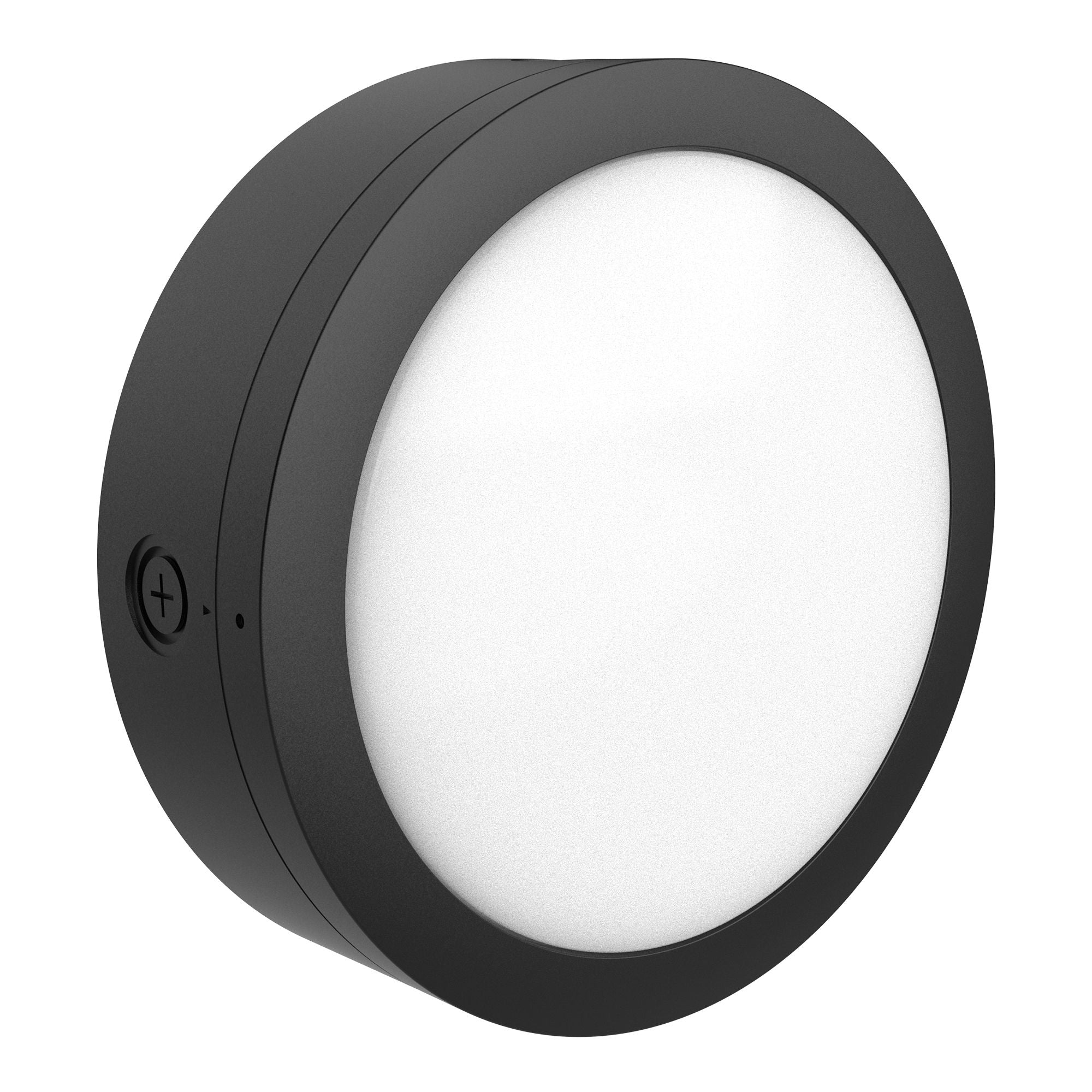 Westgate BKR-36W-MCTP-60W-P-BK 14" Round Flat Bulkhead with Photocell Power - CCT Selectable: 3000K / 4000K / 5000K - Finish: Black