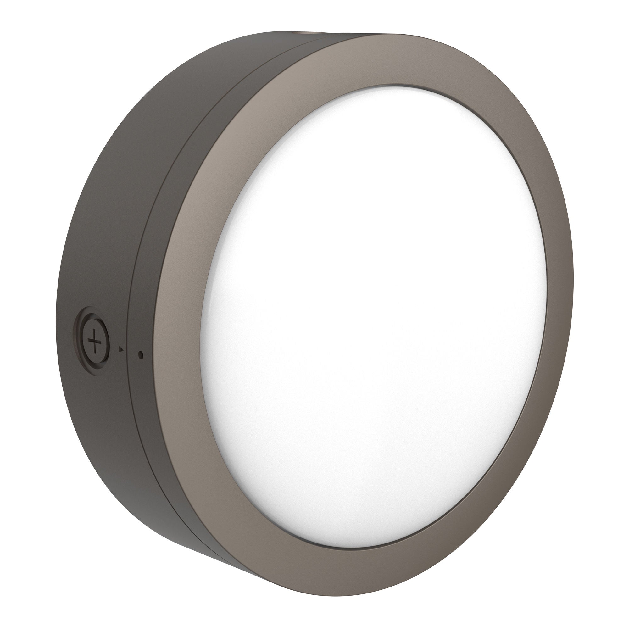 Westgate BKR-36W-MCTP-60W-P-BR 14" Round Flat Bulkhead with Photocell Power - CCT Selectable: 3000K / 4000K / 5000K - Finish: Bronze