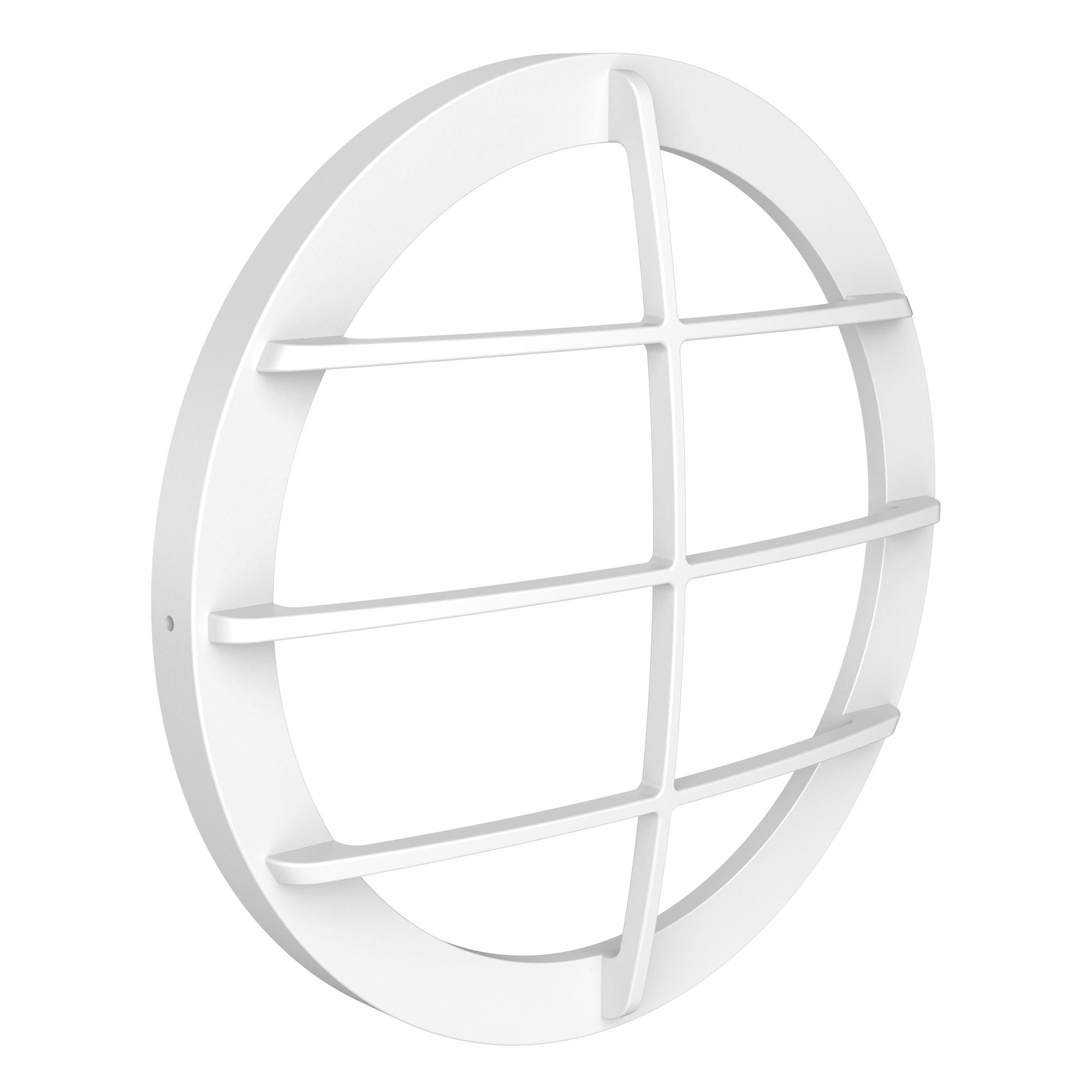 Westgate BKR-36W-TRIM3-60W-WH 14" Cage-Style Field-Replaceable Trim - Finish: White