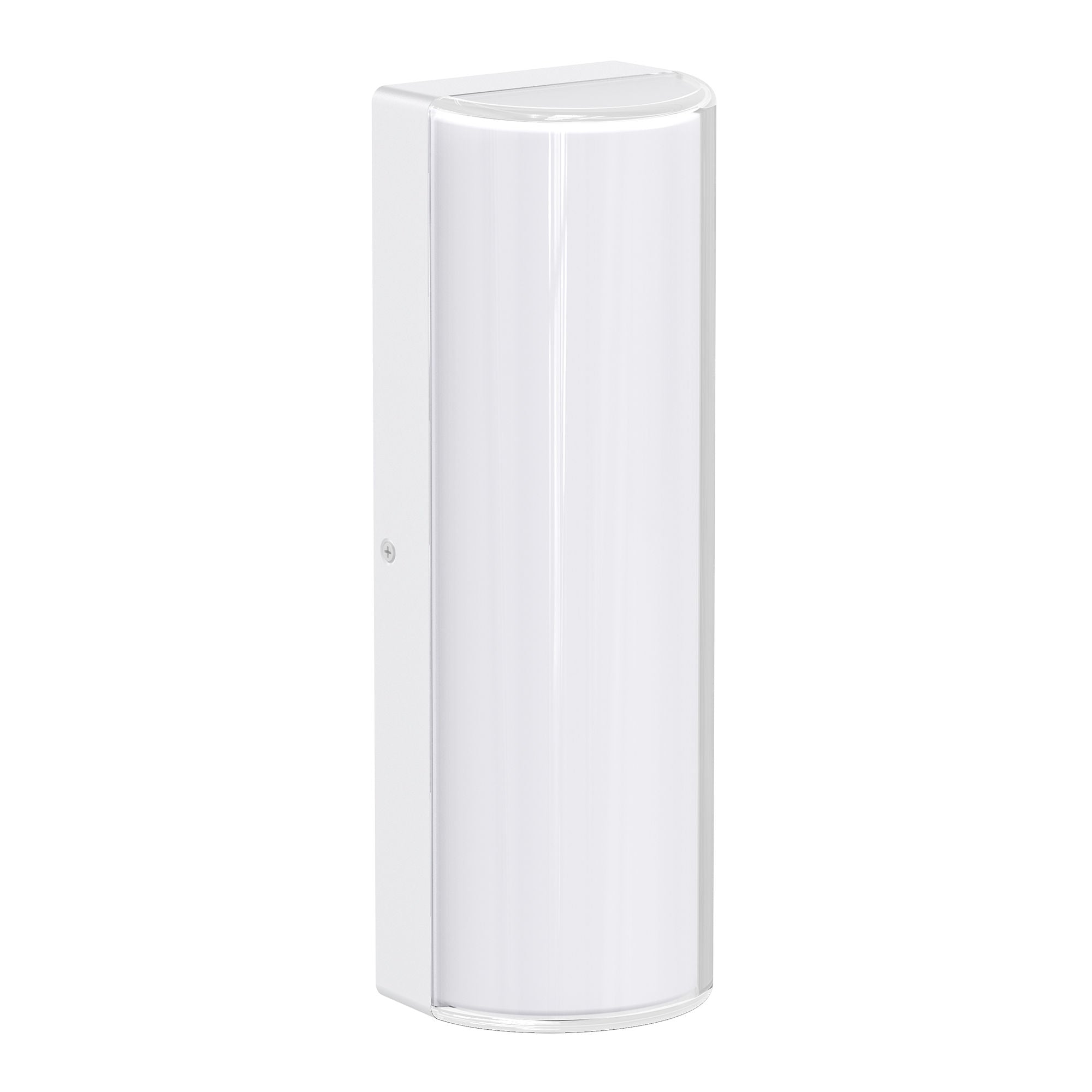 Westgate WMDL-15-25W-MCTP5-D-P-WH 14" Dual-Lens Vandal-Proof LED Wall Light with Photocell - 5CCT Selectable - Finish: White