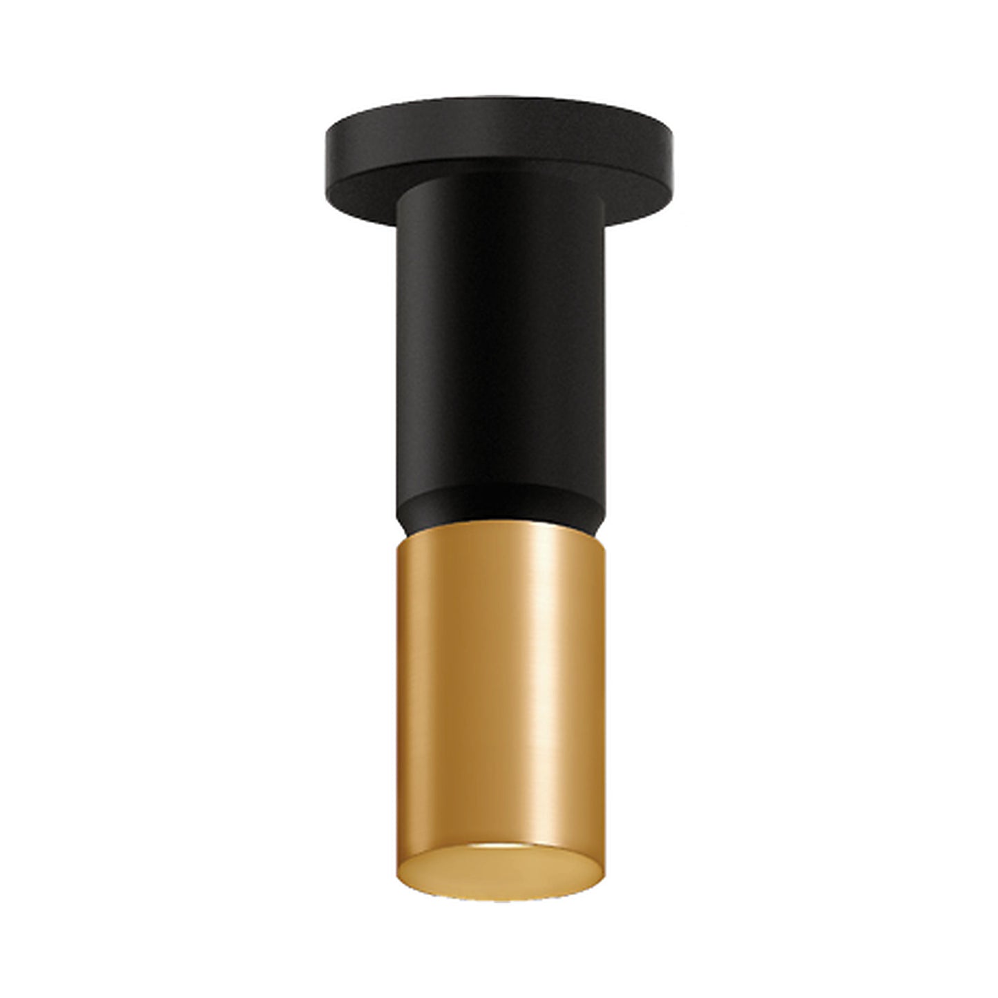 Westgate CMC3-2TONE-MCTP-DD-BKGD 3-inch 2-Tone Architectural Ceiling Cylinder Light - 3CCT Selectable - Finish: Black and Gold