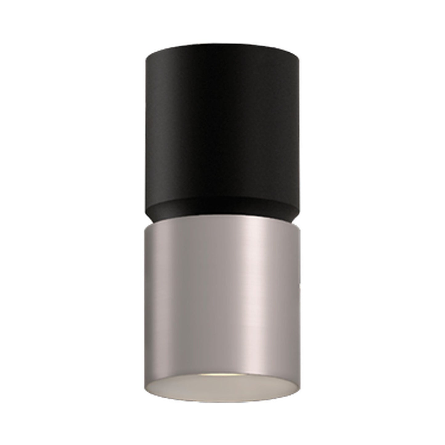 Westgate CMC4-2TONE-MCTP-DD-BKBN 4" 2-Tone Architectural Cylinder Ceiling Light - Finish: Black/Brushed Nickel