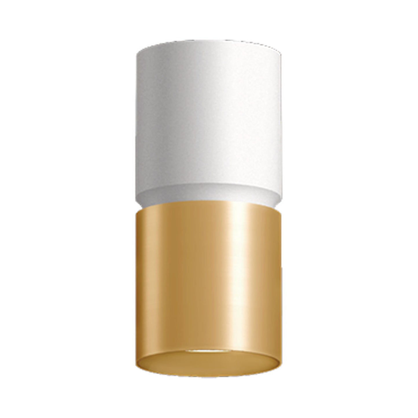 Westgate CMC4-2TONE-MCTP-DD-WHGD 4" 2-Tone Architectural Cylinder Ceiling Light - Finish: White/Gold