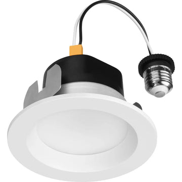 Lutron RRL-RD4WH-TW 4 Inch Retrofit Downlight 8.5W 800lm 4000K Black Trim