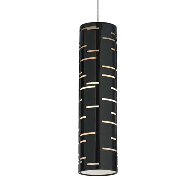 Visual Comfort Architectural 700MORVLBZ-LEDS930 Revel 3" LED Monorail Pendant - Antique Bronze - Gloss Black - 6W 3000K - 140 Lumens - CRI 90 - 12V - Dimmable