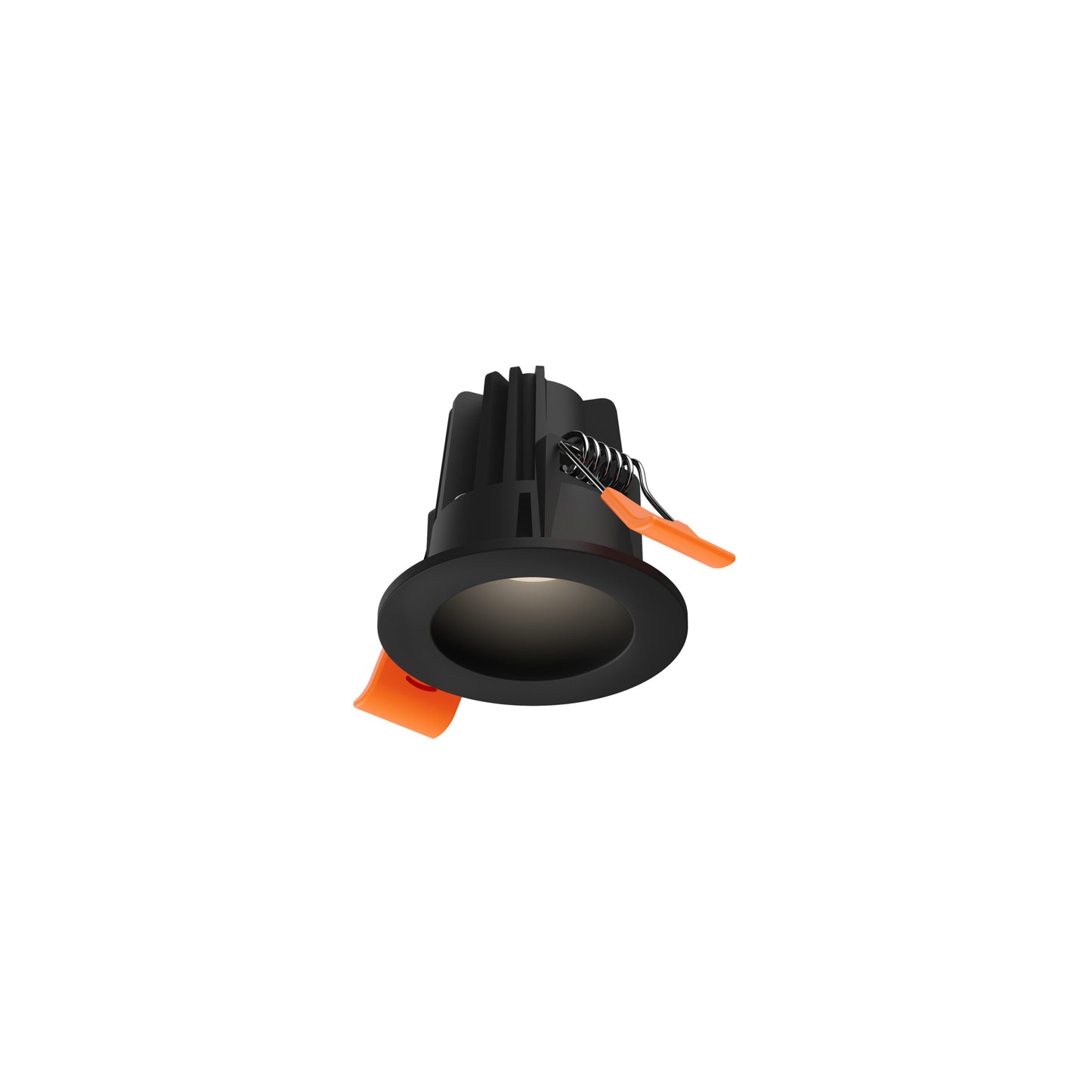 Dals Lighting RGR1-CDW-BK 1" Round Regressed LED Downlight With Selectable CCT - Finish: Black