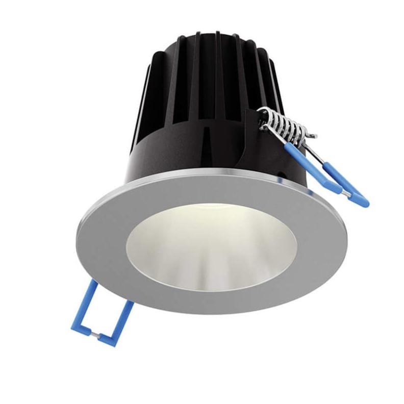 DALS Lighting RGR2-CC-V-SN 2" Round Regressed LED Downlight, Multi-Color Temperature, 600 Lumens, Voltage 120-277-347V, Wattage 8W, Satin Nickel Finish