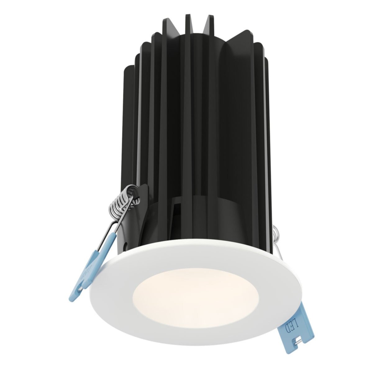 DALS Lighting RGR2HP-CC-WH 2-in High Power Regressed Recessed LED Downlight, Multi-Color Temperature, 1080 Lumens, Voltage 120V, Wattage 15W, White Finish