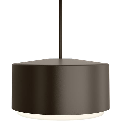 Visual Comfort Architectural 700OPROT93018ZUNV Modern Sean Lavin Roton LED 18 inch Outdoor Pendant Ceiling Light Integrated LED - CCT 3000K - Finish Bronze