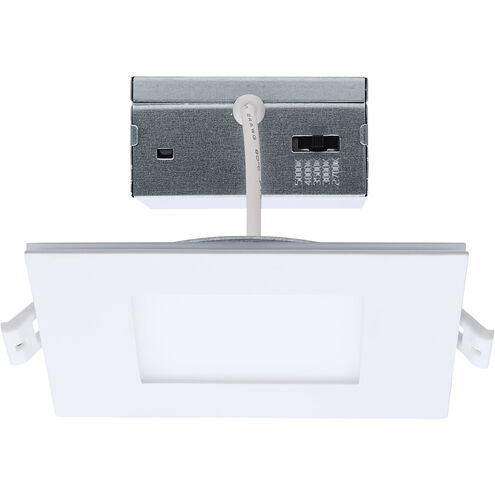 Satco S11888 ColorQuick Integrated LED White Square Recessed Downlight - Lumens: 760 - Wattage : 9W