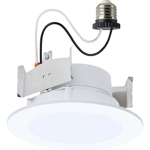 Satco S11890 ColorQuick 8W LED Matte White Recessed, Retrofits