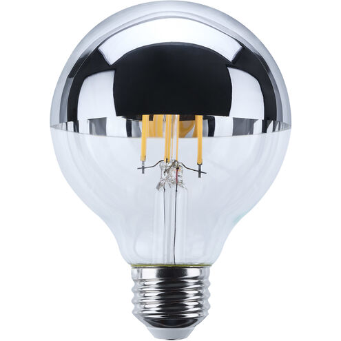 Satco S12541 Lumos LED E26 Medium 5.5 watt LED Filament - CCT: 2700K - Finish: Silver