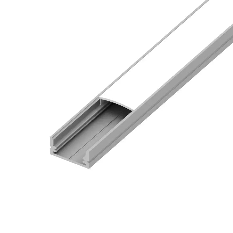 Diode LED DI-CHB-S1-96B 96" Surface Mount Channel Bundle with Classic Frosted Lens - Finish: Black
