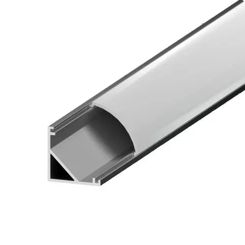Diode LED DI-CHB-S45-96W S45 96" Surface Mount Channel Bundle with Classic Frosted Lens - Finish: White