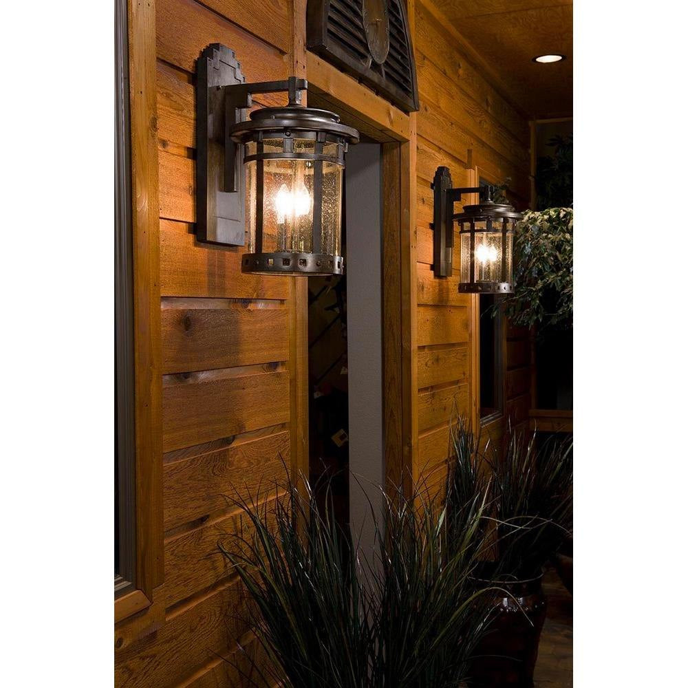 Maxim Lighting 3133CDSE Santa Barbara DC Outdoor Wall Lantern Lifestyle Photo