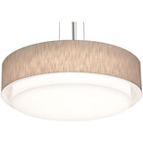 AFX Lighting SAP3244L5AJUDSN-JT 32-in 60W Sanibel Pendant Light, 120V-277V, CCT Select, Nickel/Jute