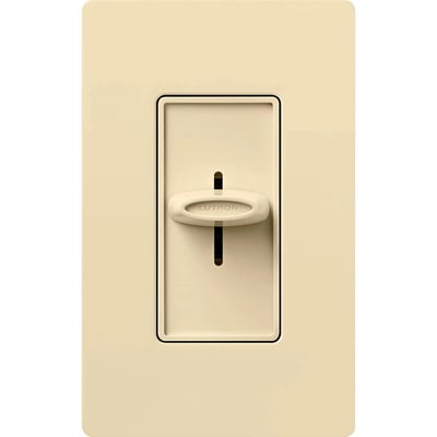 Lutron SFSQ-F-HO-IV Skylark Slide-to-Off Quiet 3-Speed High Occupancy Single Pole Fan Control - Finish: Ivory