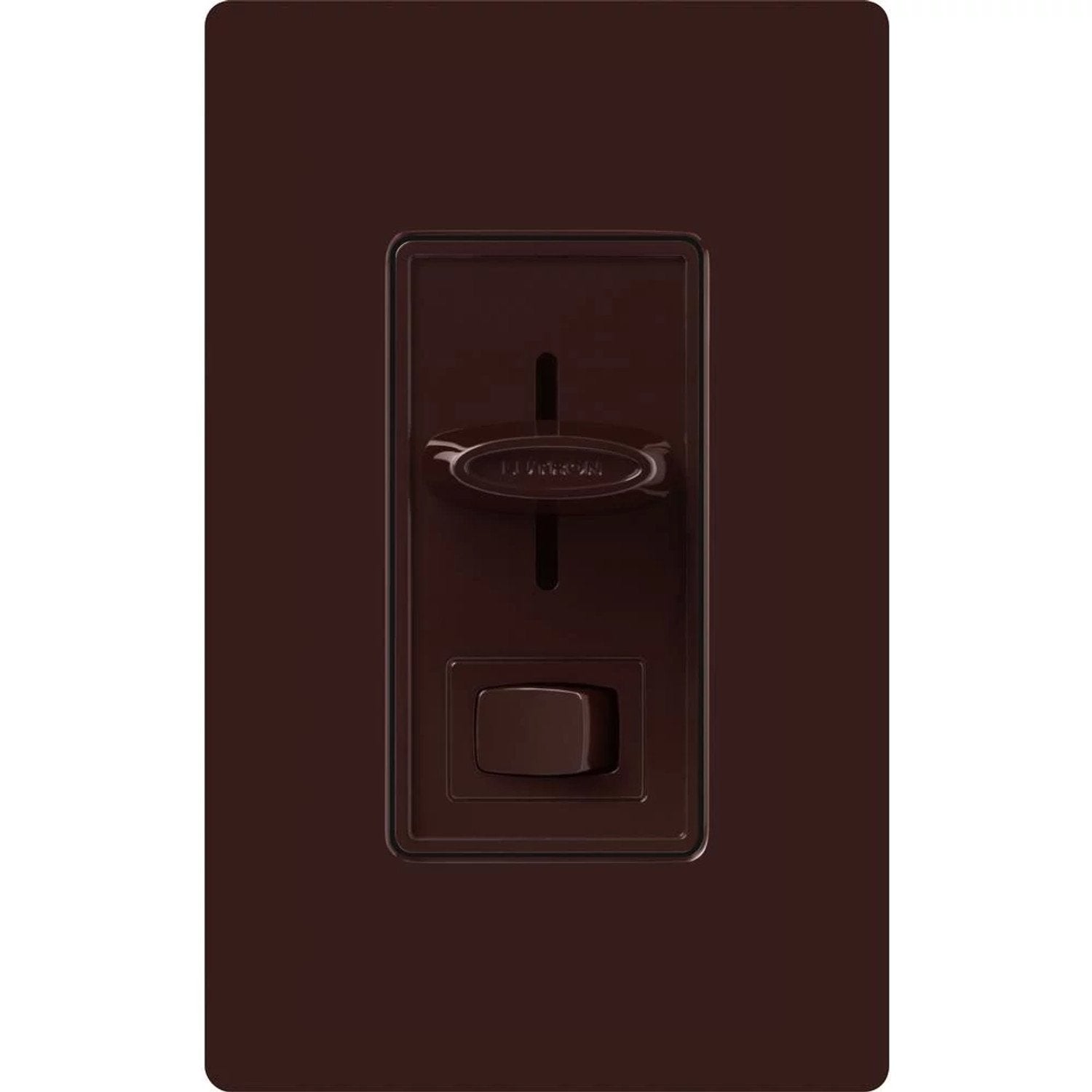 Lutron SFSQ-LFH-BR Skylark Dual Fan/Light Control - 1.5A Fan and 300W Incandescent/Halogen Light - 120V - Single Pole - Finish: Matte Brown