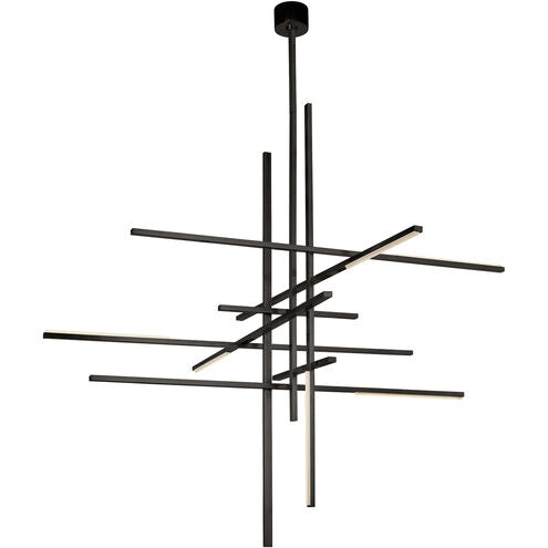 Visual Comfort Architectural SLCH40427BZ Modern Sean Lavin Cityscape  59.5" Chandelier Ceiling Light CCT 2700K - Finish Bronze
