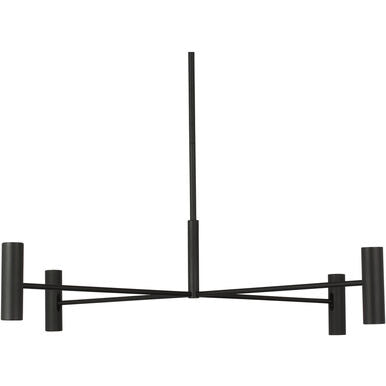 Visual Comfort Modern Collection SLCH57030B Sean Lavin Ponte 36" 8-Light LED Chandelier 3000K Nightshade Black