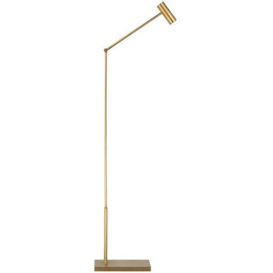 Visual Comfort Modern Collection SLFL57230HAB Sean Lavin Ponte 39" LED Floor Lamp Hand Rubbed Antique Brass 3000K