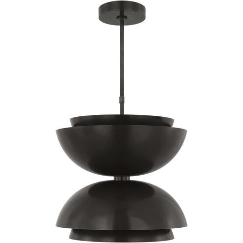 Visual Comfort Architectural SLPD13227BZ Modern Sean Lavin Shanti 20.5 inch Pendant Ceiling Light - Voltage: 120V - CCT: 2700K - Finish: Bronze