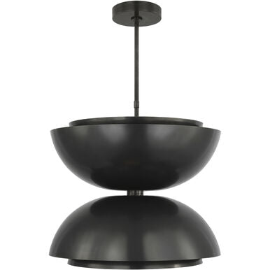 Visual Comfort Modern Collection SLPD13327BZ Sean Lavin Shanti 26" LED Pendant Dark Bronze 2700K