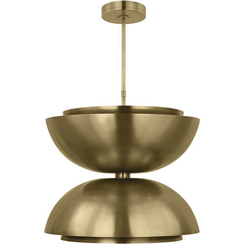 Visual Comfort Modern Collection SLPD13327NB Sean Lavin Shanti 26" LED Pendant Natural Brass 2700K