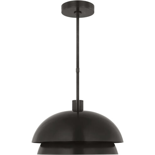 Visual Comfort Modern Collection SLPD13427BZ Sean Lavin Shanti LED Pendant 20.5" - CCT: 2700K - Finish Bronze