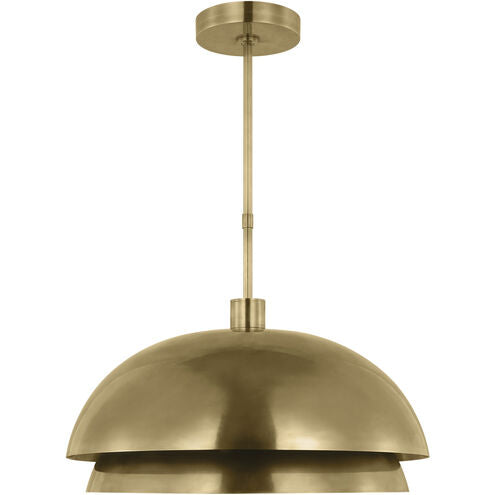 Visual Comfort Modern Collection SLPD13527NB Sean Lavin Shanti LED 26" Pendant Natural Brass 2700K