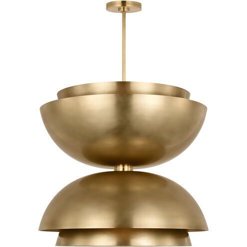 Visual Comfort Architectural SLPD32027NB Modern Sean Lavin Shanti 2 Light 31.5 inch Pendant Ceiling Light - Voltage: 120-277V - CCT: 2700K - Finish: Natural Brass