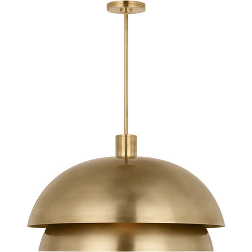 Visual Comfort Architectural SLPD32127NB Modern Sean Lavin Shanti 2 Light 31.5 inch Pendant Ceiling Light - Voltage: 120-277V - CCT: 2700K - Finish: Natural Brass