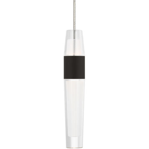 Visual Comfort Modern Collection SLPD396MP27BZ Sean Lavin Lassell 1 Light Dark Bronze 12V LED Pendant 2700K