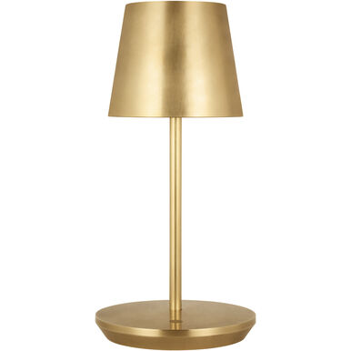 Visual Comfort Modern SLTB53127HAB Sean Lavin Nevis 10.5 inch 2.40 watt Rechargeable LED Table Lamp Hand Rubbed Antique Brass