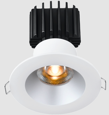 Lotus LED Lights L3F-RRW-AZ-RS20-5C98 Tangra 3" Fixed Round Recessed Wide Alzak Trim Lens Semi Frosted, Beam Angel 20°, Multi-Color Temperature, CRI98
