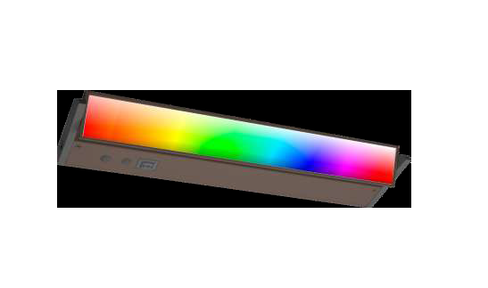 Westgate UCA-RGBW-PB-40-BR Under Cabinet Light (9 Modes), Push-button Color Control, Wattage 20W, Multi-Color Temperature + RGB, Bronze Finish