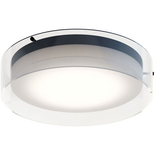 AFX Lighting STDF16LAJD1BK 16-in 25W Studio Flush Mount, 1500 lm, 120V, CCT Select, Black