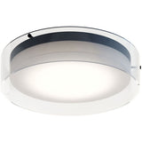 AFX Lighting STDF16LAJD1BK 16-in 25W Studio Flush Mount, 1500 lm, 120V, CCT Select, Black