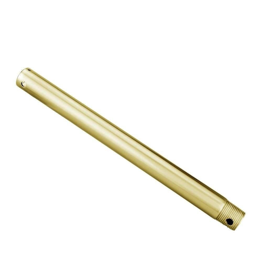 Maxim Lighting STR06006GS-AS 6 Inch Golden Silver Extension Stem Fan Accessory Angle View
