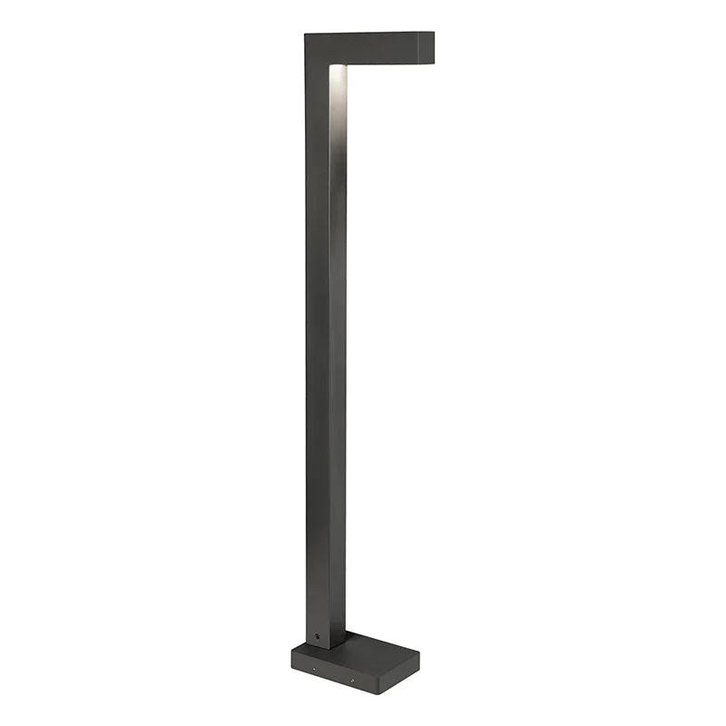 Visual Comfort Architectural 700OBSTR84042CBUNV2PC Strut 42" 19.3W 4000K LED Outdoor Bollard Black Button Photocontrol