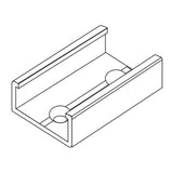 Alloy LED AL-50-03-9992-SL Surfa 1 - Plastic Straight Connector - Silver