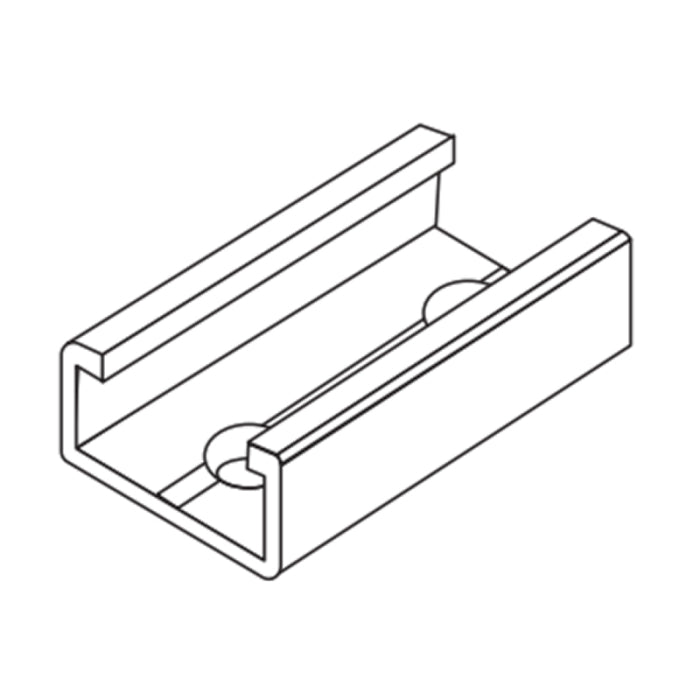 Alloy LED AL-50-05-9992-SL Surfa 3 - Plastic Straight Connector - Silver