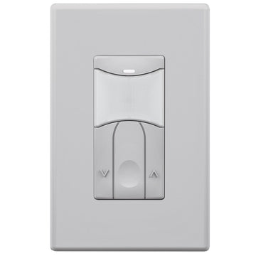 SensorWorx SWX-121-1-D-GY Wall Switch Sensor - Dual Tech - Auto On - 0-10V Dimming - Stand Alone - 12-24V - Gray