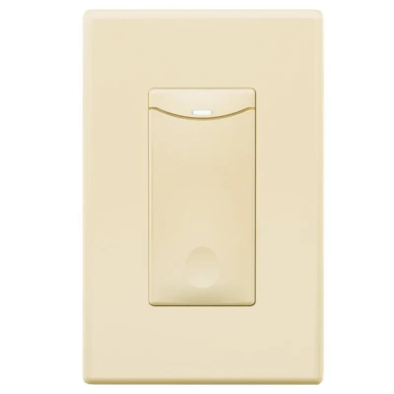 SensorWorx SWX-851-LA-HE Humid Environment Rated With Wireless Wall Switch & Load Controller - Finish: Light Almond