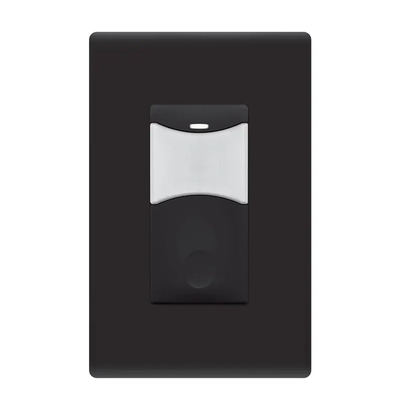 SensorWorx SWX-131-BK Line Voltage Dual Tech Wall Switch Sensor With Daylight Detection - Auto On - 120-277V - Finish: Black
