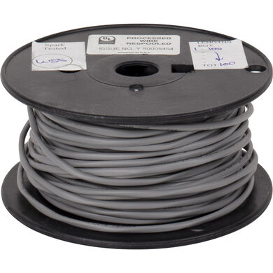 Task Lighting T-CW20G-SOL-100 Wire-20 Awg-Solid-Grey Jacket-UL Listed-100 Spool