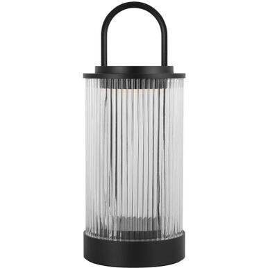 Visual Comfort Modern Collection SLTB27227B Sean Lavin Tawa 11 inch 2.20 watt Outdoor Rechargeable Table Lamp Black 2700K